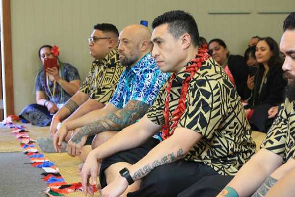 Photo of staff in Pacific cultural celebration